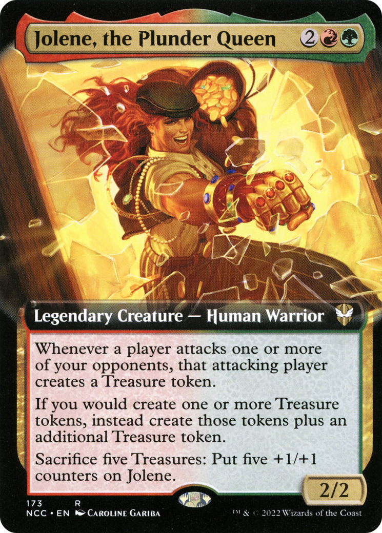 Jolene, the Plunder Queen (NCC-173) - New Capenna Commander: (Extended Art)