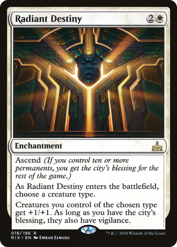 Radiant Destiny (RIX-018) - Rivals of Ixalan