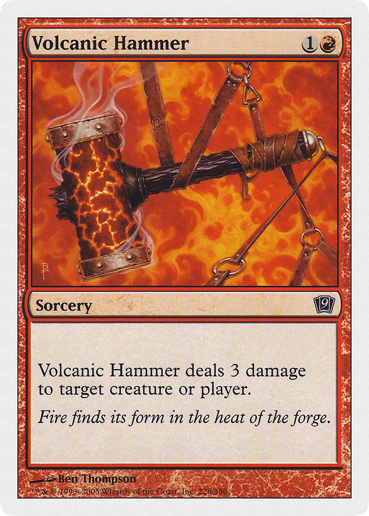 Volcanic Hammer (9ED-226) - Ninth Edition