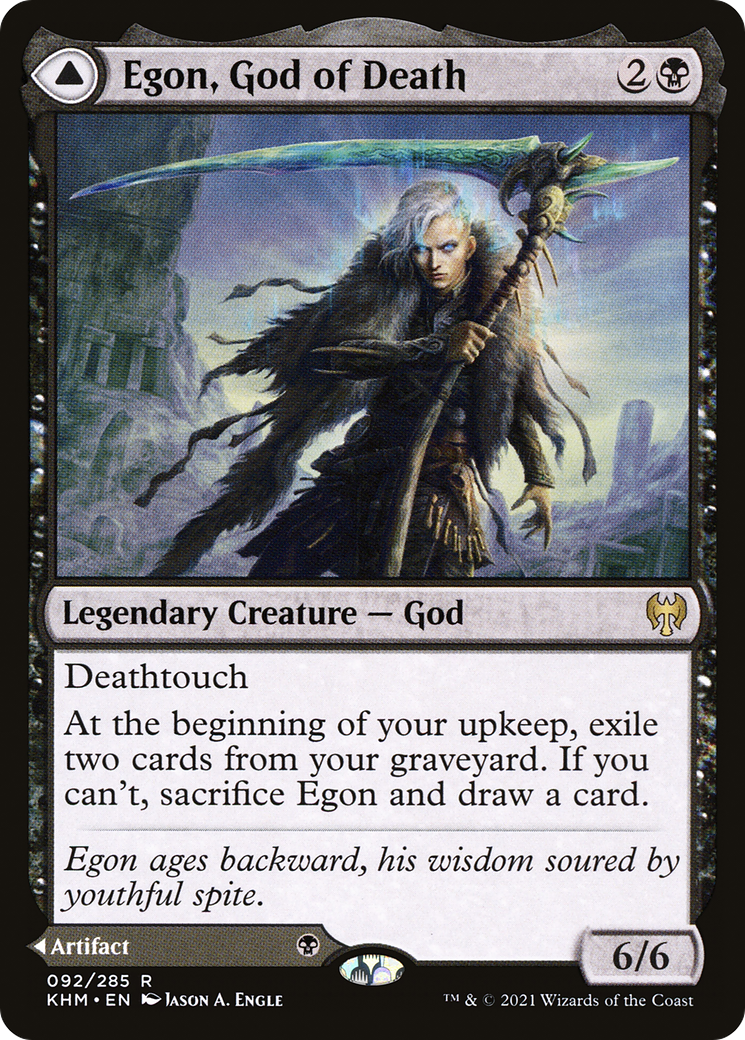 Egon, God of Death // Throne of Death (KHM-092) - Kaldheim Foil