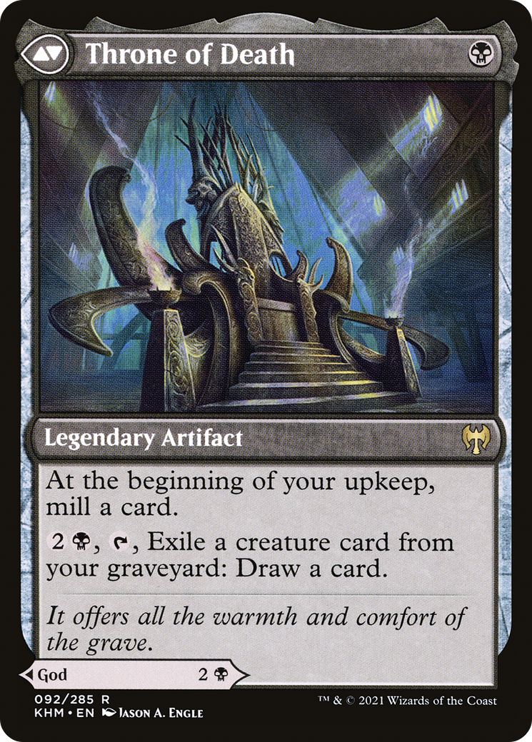 Egon, God of Death // Throne of Death (KHM-092) - Kaldheim Foil