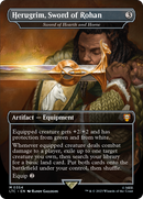 Sword of Hearth and Home (LTC-354) - Tales of Middle-earth Commander / Herugrim, Sword of Rohan (Borderless) Foil