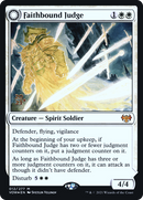 Faithbound Judge // Sinner's Judgment (PRE-12S) - Innistrad: Crimson Vow Promos: (Double Faced Transform) Foil