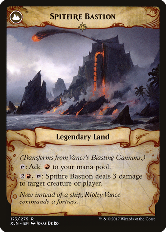 Vance's Blasting Cannons // Spitfire Bastion (XLN-173) - Ixalan: (compasslanddfc)