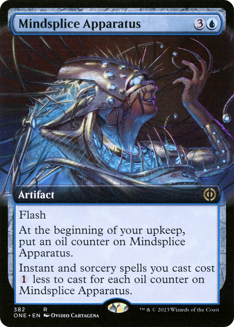 Mindsplice Apparatus (ONE-382) - Phyrexia: All Will Be One: (Extended Art)