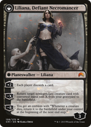 Liliana, Heretical Healer // Liliana, Defiant Necromancer (ORI-106) - Magic Origins: (originpwdfc) Foil