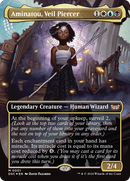 Aminatou, Veil Piercer (DSC-001) - Duskmourn: House of Horror Commander (Borderless)