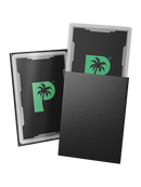 Palms Off Gaming Blackout Deck Sleeves Black - Standard Size - Matte