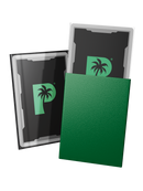 Palms Off Gaming Blackout Deck Sleeves Green - Standard Size - Matte