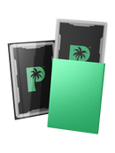 Palms Off Gaming Blackout Deck Sleeves Jade - Standard Size - Matte