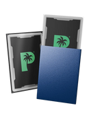 Palms Off Gaming Blackout Deck Sleeves Navy - Standard Size - Matte