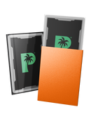 Palms Off Gaming Blackout Deck Sleeves Orange - Standard Size - Matte