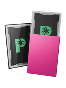 Palms Off Gaming Blackout Deck Sleeves Pink - Standard Size - Matte
