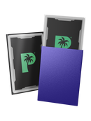 Palms Off Gaming Blackout Deck Sleeves Purple - Standard Size - Matte