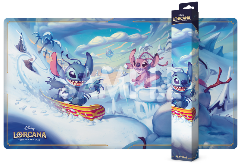 Disney Lorcana - Hyperia City Playmat - Stitch and Angel