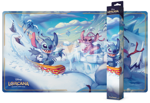 Disney Lorcana - Hyperia City Playmat - Stitch and Angel