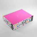 Gamegenic Magnetic Dice Tray Rectangular - Black/Pink