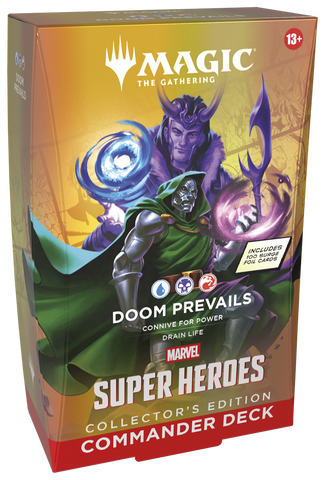 MTG Marvel Super Heroes - Doom Prevails Collector Commander Deck