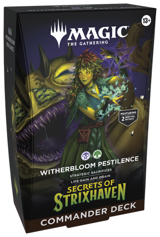 MTG Secrets of Strixhaven - Witherbloom Pestilence Commander Deck