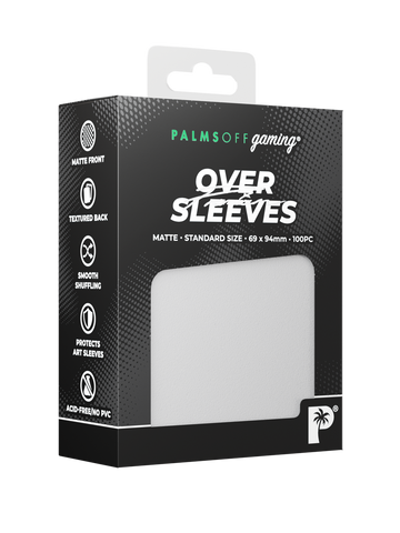 Palms Off Gaming Premium Over Sleeves - Standard Size - Matte
