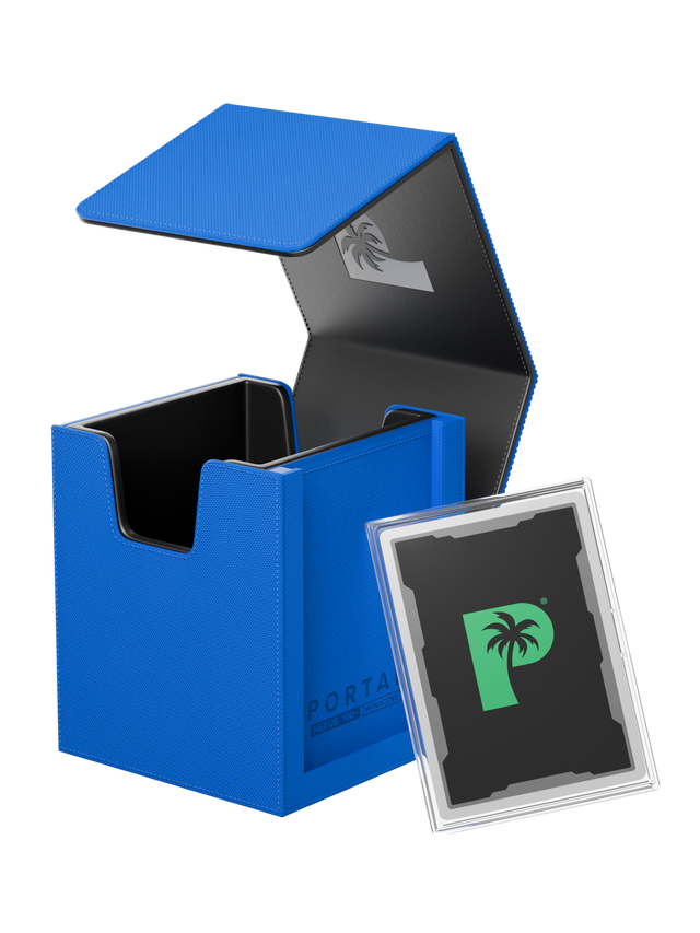 Palms Off Gaming - Portal Deck Box - Nexus 100+ Blue