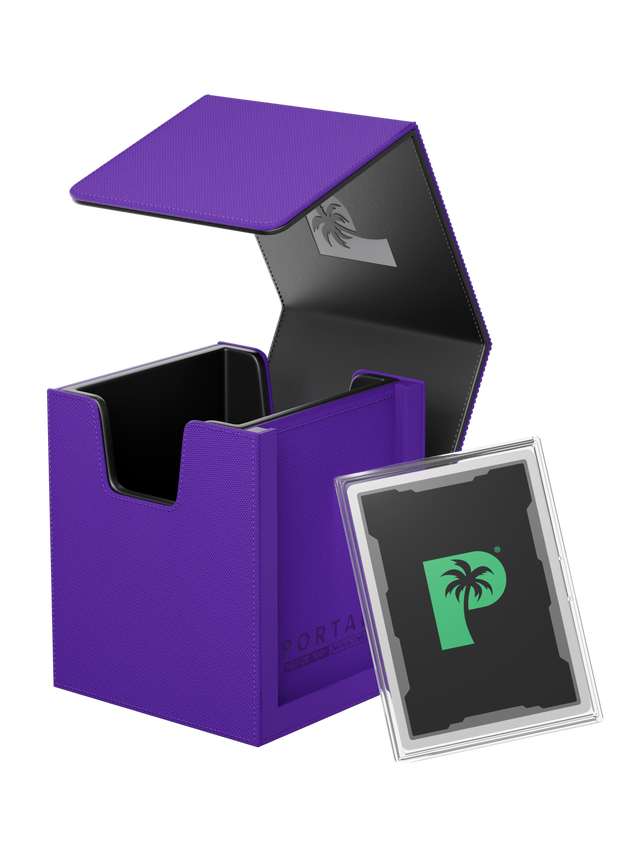 Palms Off Gaming - Portal Deck Box - Nexus 100+ Purple