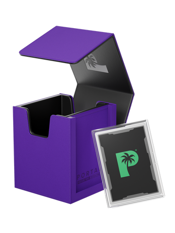 Palms Off Gaming - Portal Deck Box - Nexus 100+ Purple