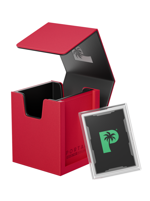 Palms Off Gaming - Portal Deck Box - Nexus 100+ Red