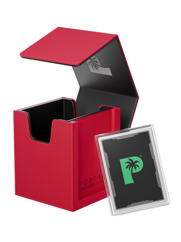 Palms Off Gaming - Portal Deck Box - Nexus 100+ Red
