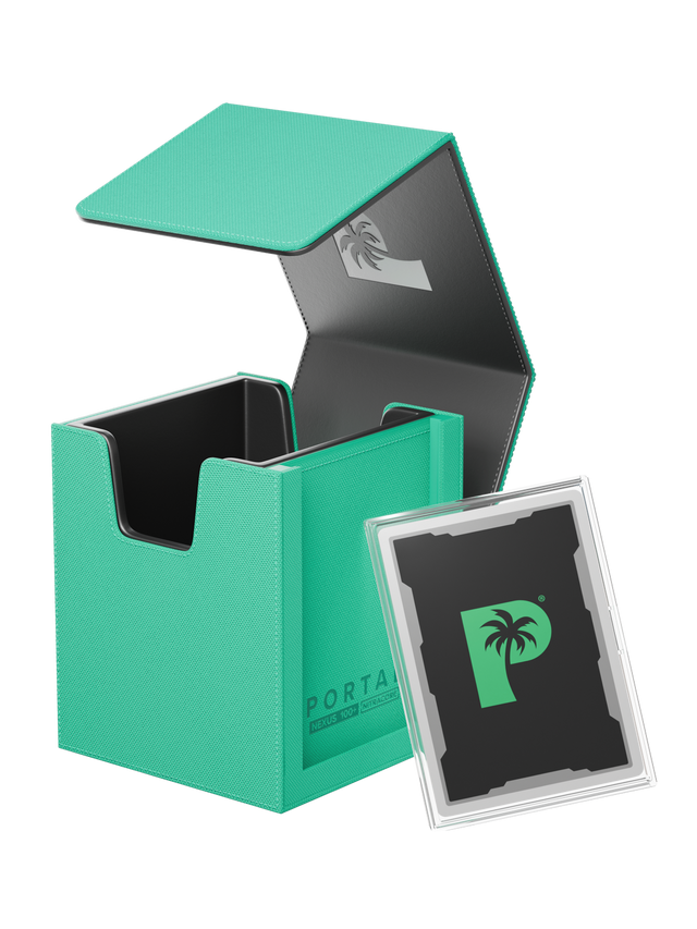 Palms Off Gaming - Portal Deck Box - Nexus 100+ Turquoise