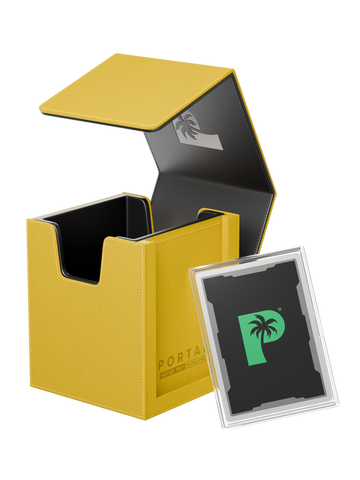 Palms Off Gaming - Portal Deck Box - Nexus 100+ Yellow