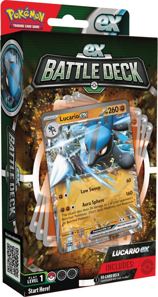 POKÉMON TCG V Battle Deck Ampharos & Lucario