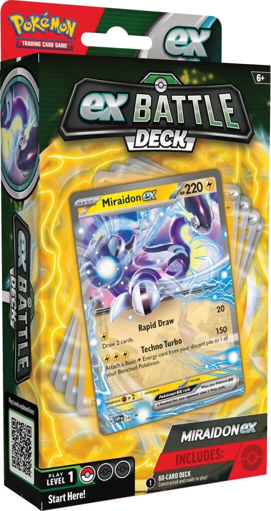 POKÉMON TCG Miraidon ex Battle Deck