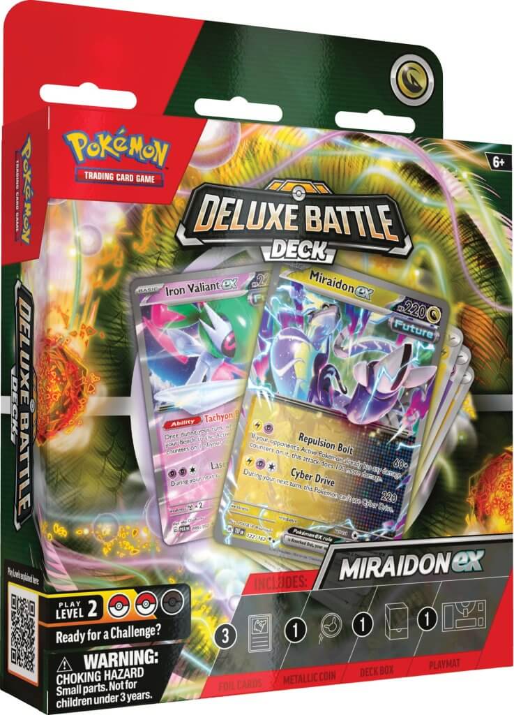 POKÉMON TCG Miraidon ex Deluxe Battle Deck