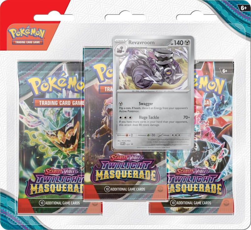 POKÉMON TCG Twilight Masquerade - Three Booster Blister