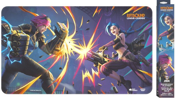 Riftbound: League of Legends TCG – Playmat – Vendetta: Vi vs Jinx