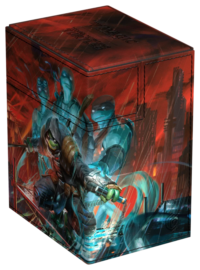 Ultimate Guard: Deck Box – XenoSkin Flip'n'Tray 133+ – MTG: TMNT - Last Ronin