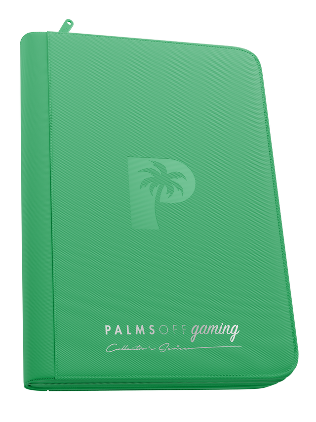 Collector's Series 9 Pocket Zip Trading Card Binder - GREEN