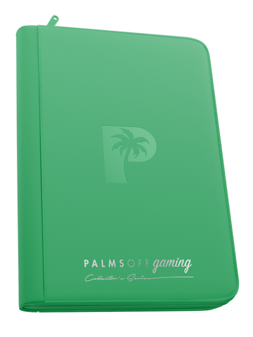 Collector's Series 9 Pocket Zip Trading Card Binder - GREEN