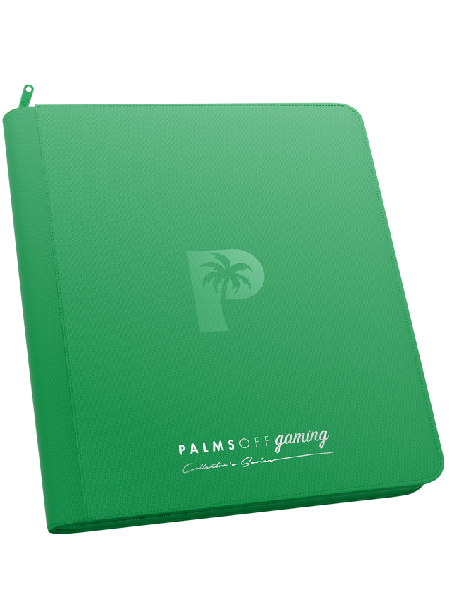 Collector's Series 12 Pocket Zip Trading Card Binder - GREEN