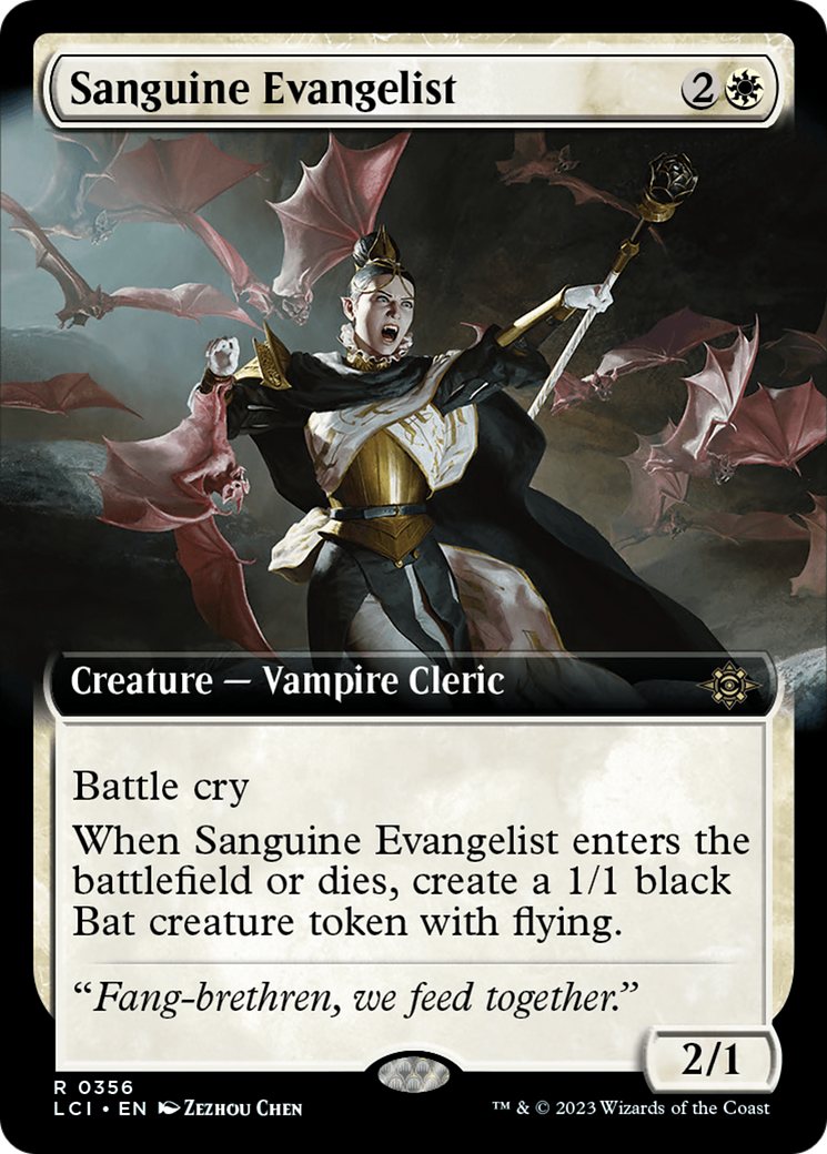 Sanguine Evangelist (LCI-356) - The Lost Caverns of Ixalan: (Extended Art) Foil