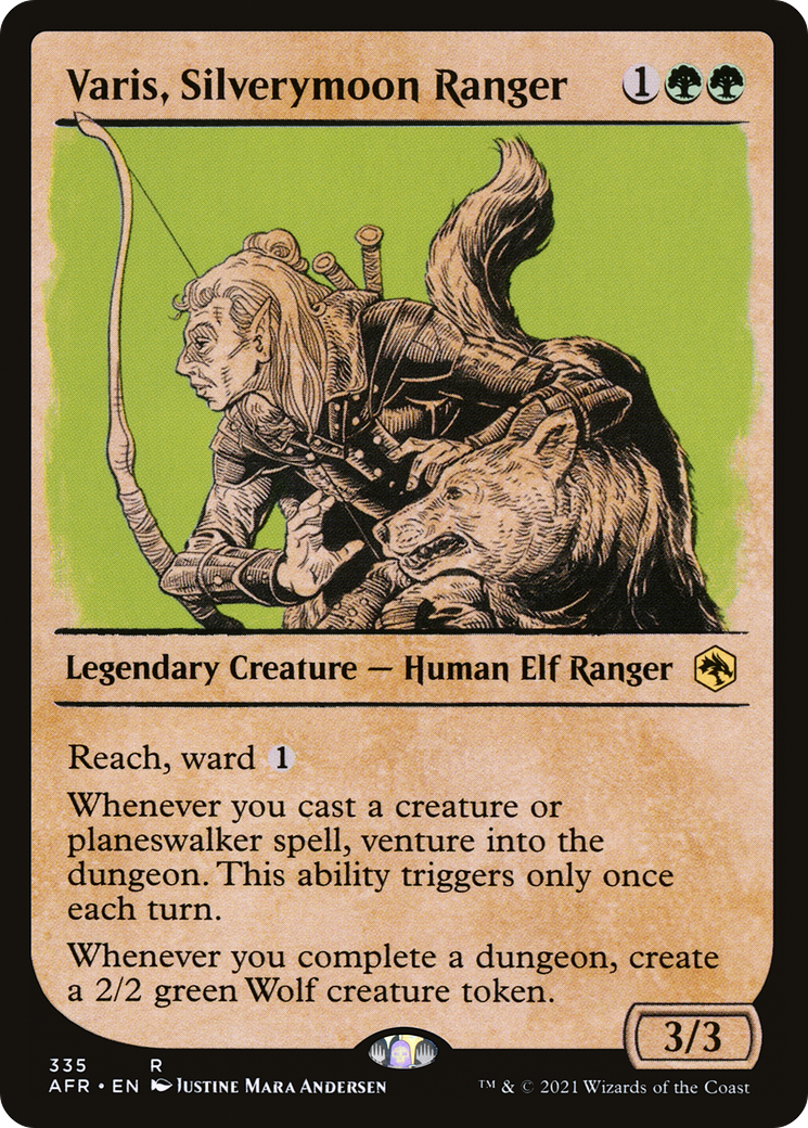 Varis, Silverymoon Ranger (AFR-335) - Adventures in the Forgotten Realms: (Showcase) Foil