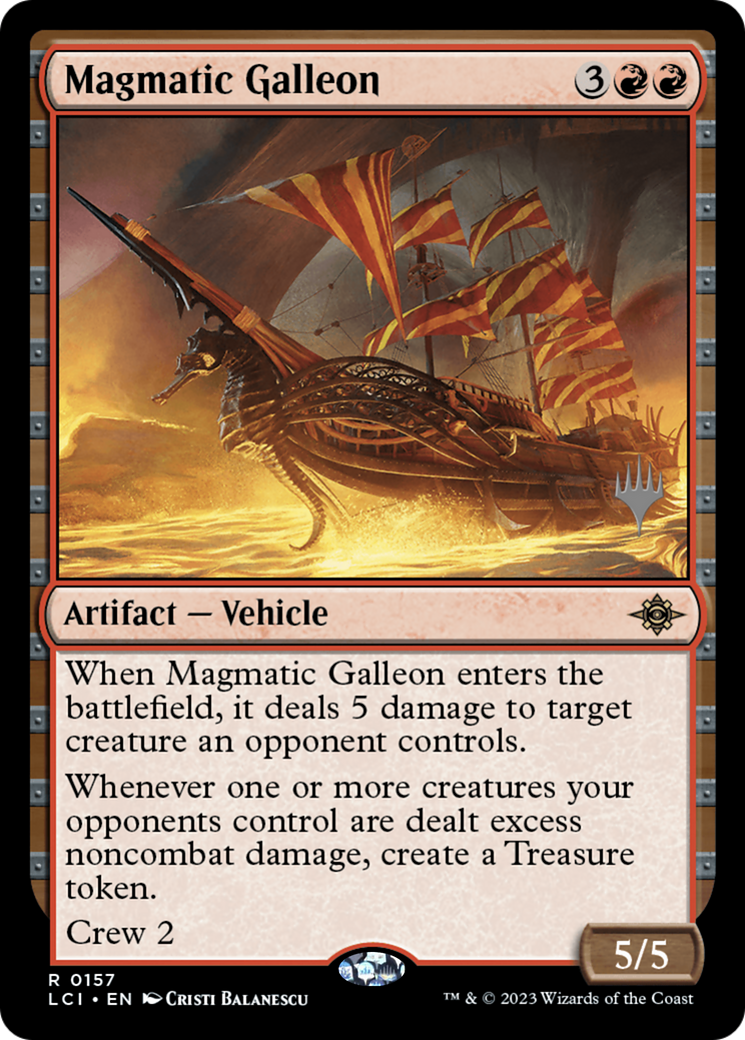 Magmatic Galleon (PPLCI-157) - The Lost Caverns of Ixalan Promos