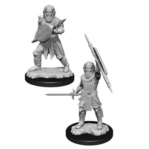 D&D Nolzurs Marvelous Unpainted Miniatures Human Fighters