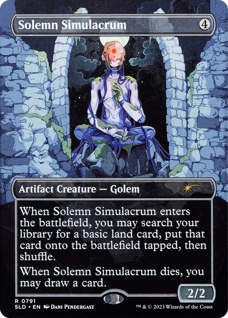 Solemn Simulacrum (SLD-791) - Secret Lair Drop (Borderless)