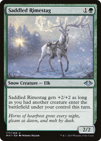 Saddled Rimestag (MH1-177) - Modern Horizons