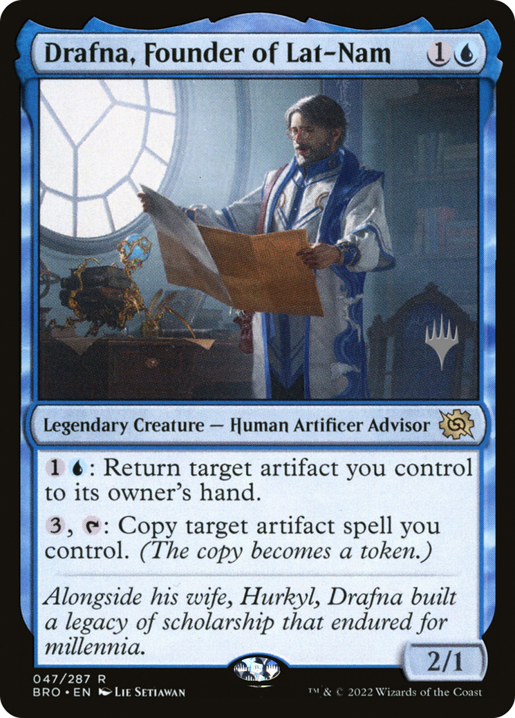 Drafna, Founder of Lat-Nam (PPBRO-47P) - The Brothers' War Promos