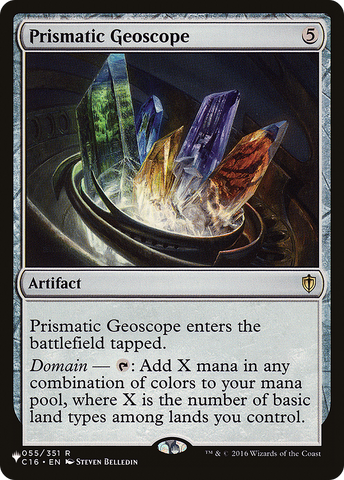 Prismatic Geoscope (LIST-C16-55) - The List