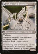 The Restoration of Eiganjo // Architect of Restoration (NEO-034) - Kamigawa: Neon Dynasty: (fandfc, enchantment) Foil