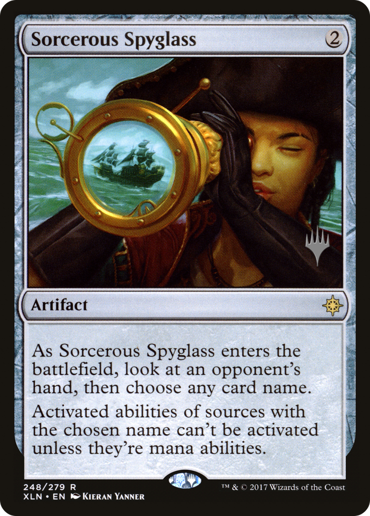 Sorcerous Spyglass (PPM20-248P) - Ixalan Promos